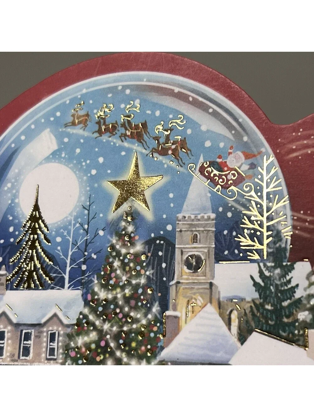 Ling Design Box Luxury Magical Christmas Cards Darren Dearden Gold Foil